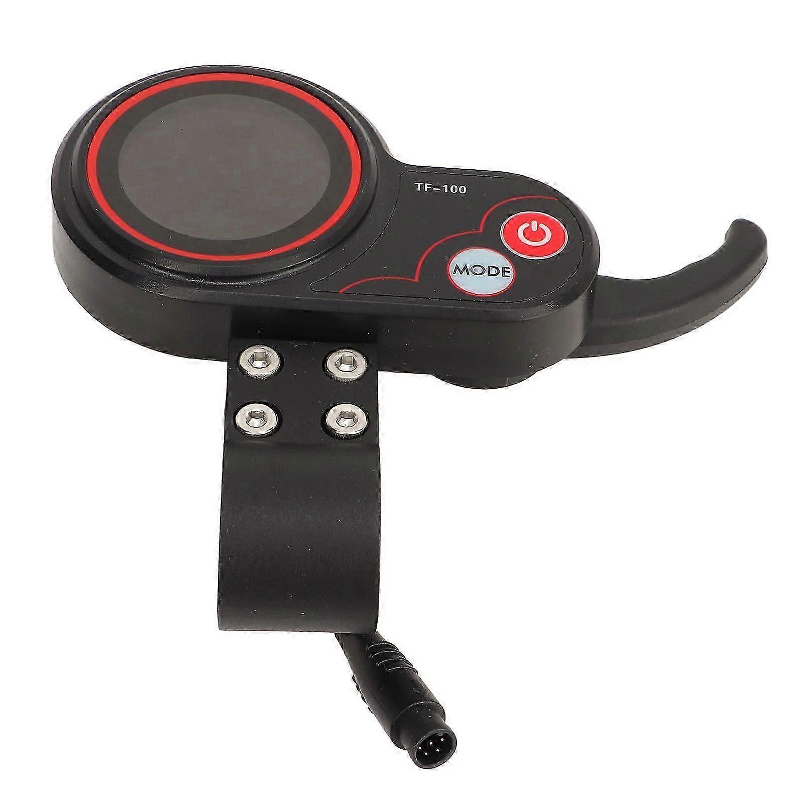 Electric Scooter Display Panel 6 Pin Waterproof Electric Scooter LCD Display Control Panel for KUGOO M4 Electric ScooterYMQX)