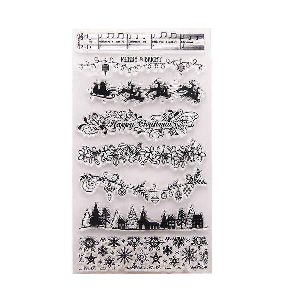 DIY Scrapbooking Clear Stamps For Invitations Schedule Book Design 18.5x10.5x0.5Cm 1Set