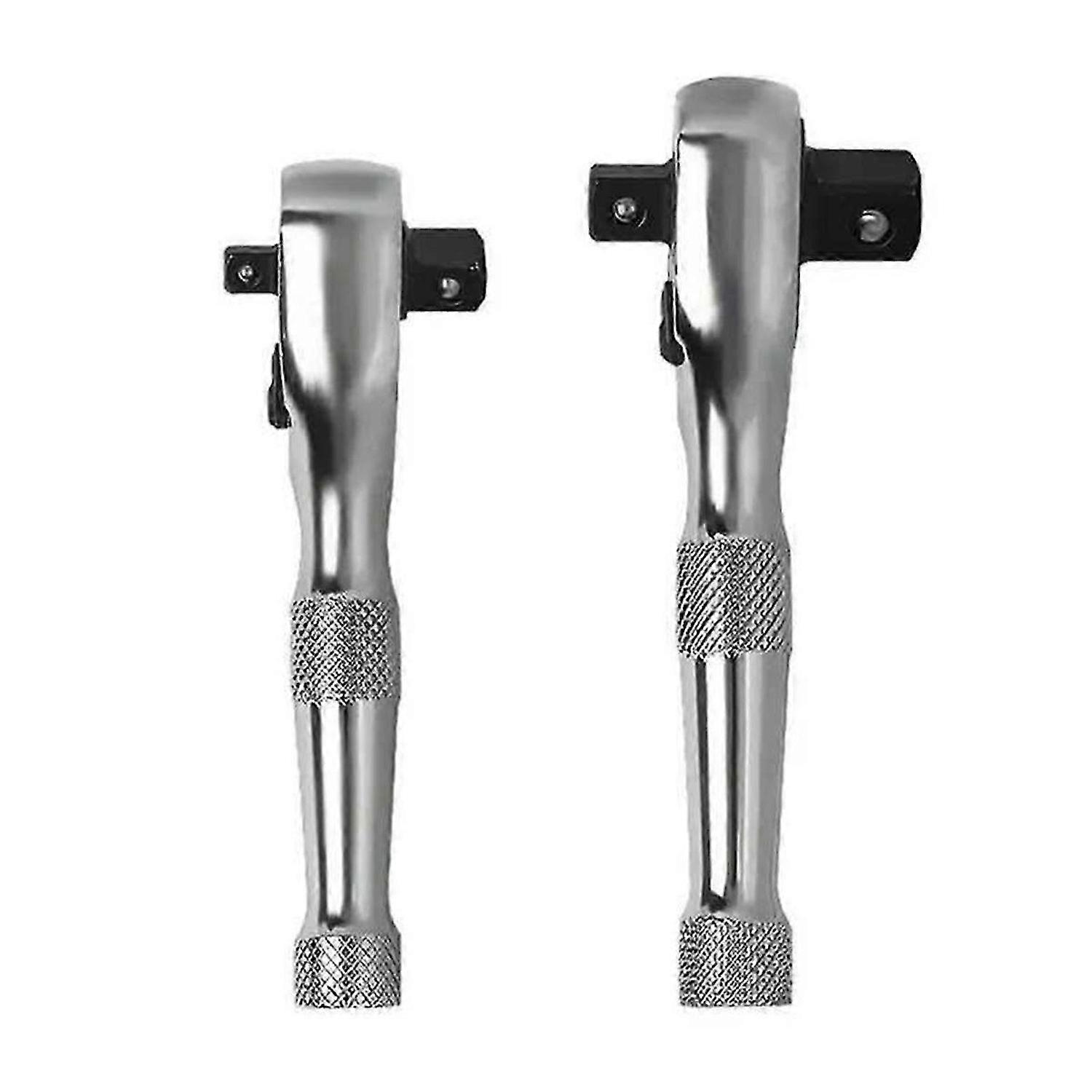2 in 1 Mini Ratchet Wrench Tool Ratcheting Socket Double End Spanner Tools 1/2in & 3/8in and 1/4in &