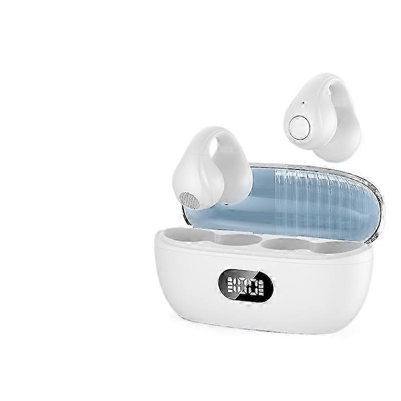 Clip-on Bluetooth Headphones Open-ear Design LED Digital Display Stable Connection Comfortable Battery Life
