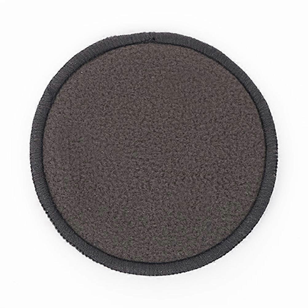 Reusable Bamboo Makeup Remover Pads 12Pcs 3 Layer Round Facial Care Products For Everyday Use Black Color Cleaning