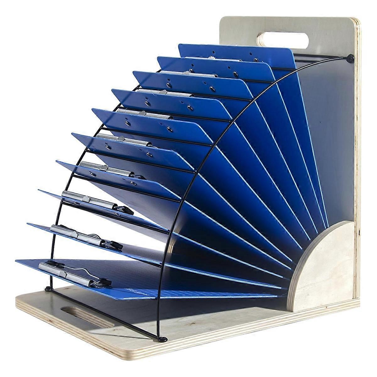 Clipboard Holder,Easy to Assemble Clipboard Organizer
