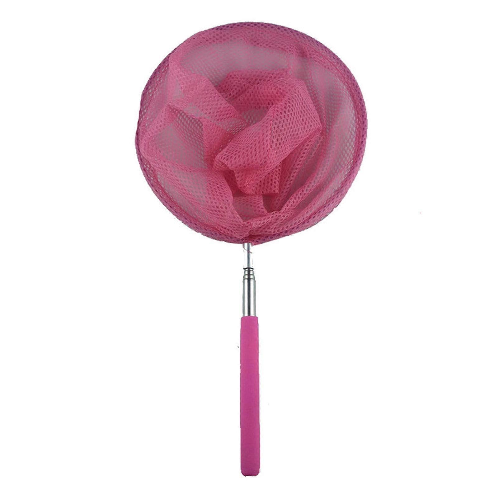 Cglfd Kids Extendable Fishing Net, 20cm Telescopic Butterfly Insect Net Toy Compatible with Outdoor Games
