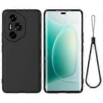 Compatible For Honor 300 Ultra / Honor 300 Pro Case Liquid Silicone Phone Back Cover with Hand Strap