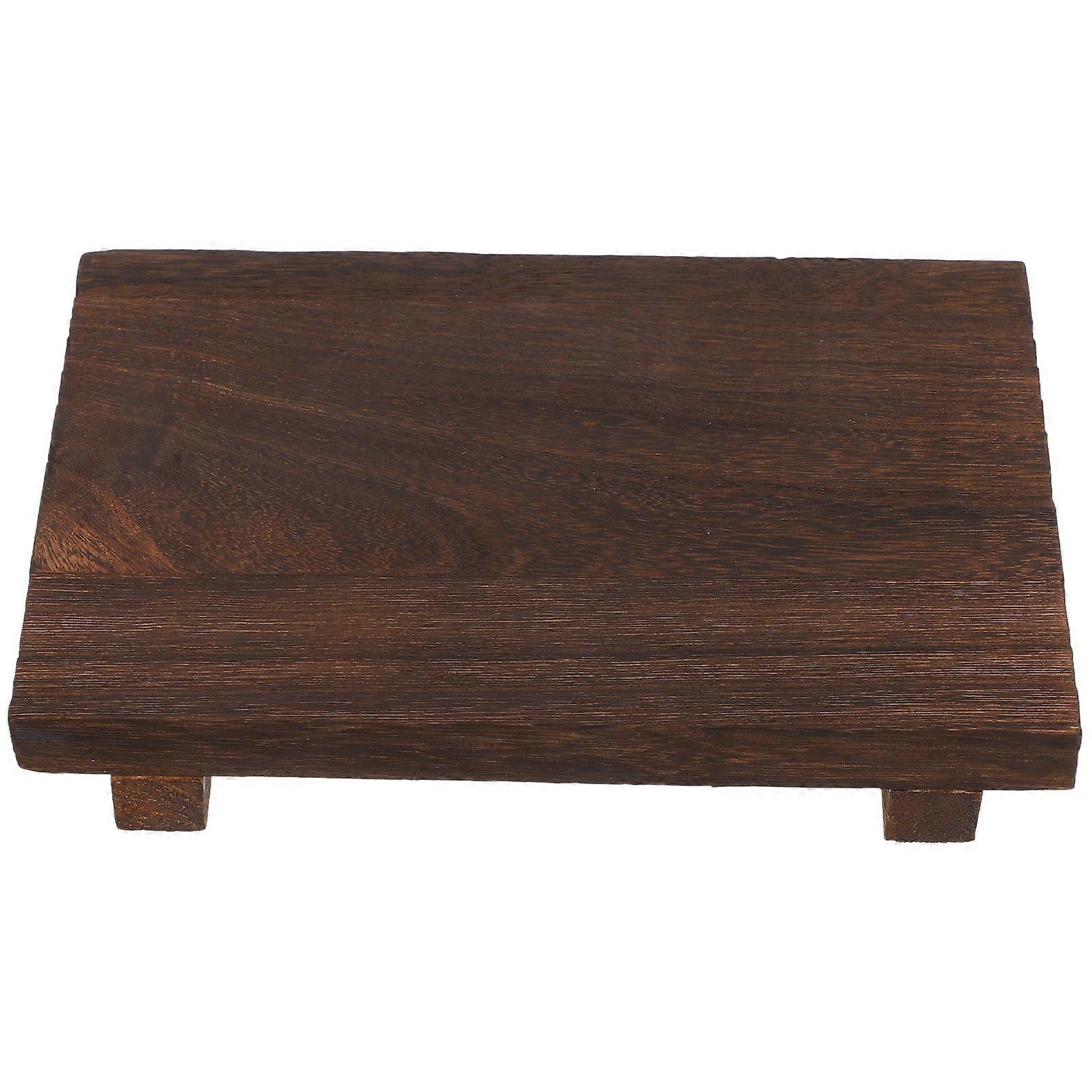 Wood Soap Tray for Bathroom Countertop with 3Pcs Serving Board Set