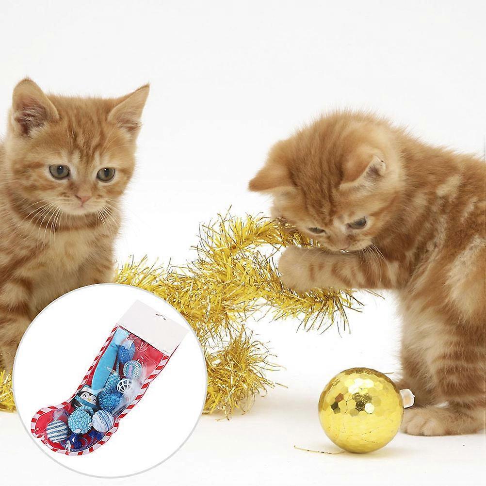 Cat Interactive Toys 20Pcs Set for Pet Playing in Assorted Colors