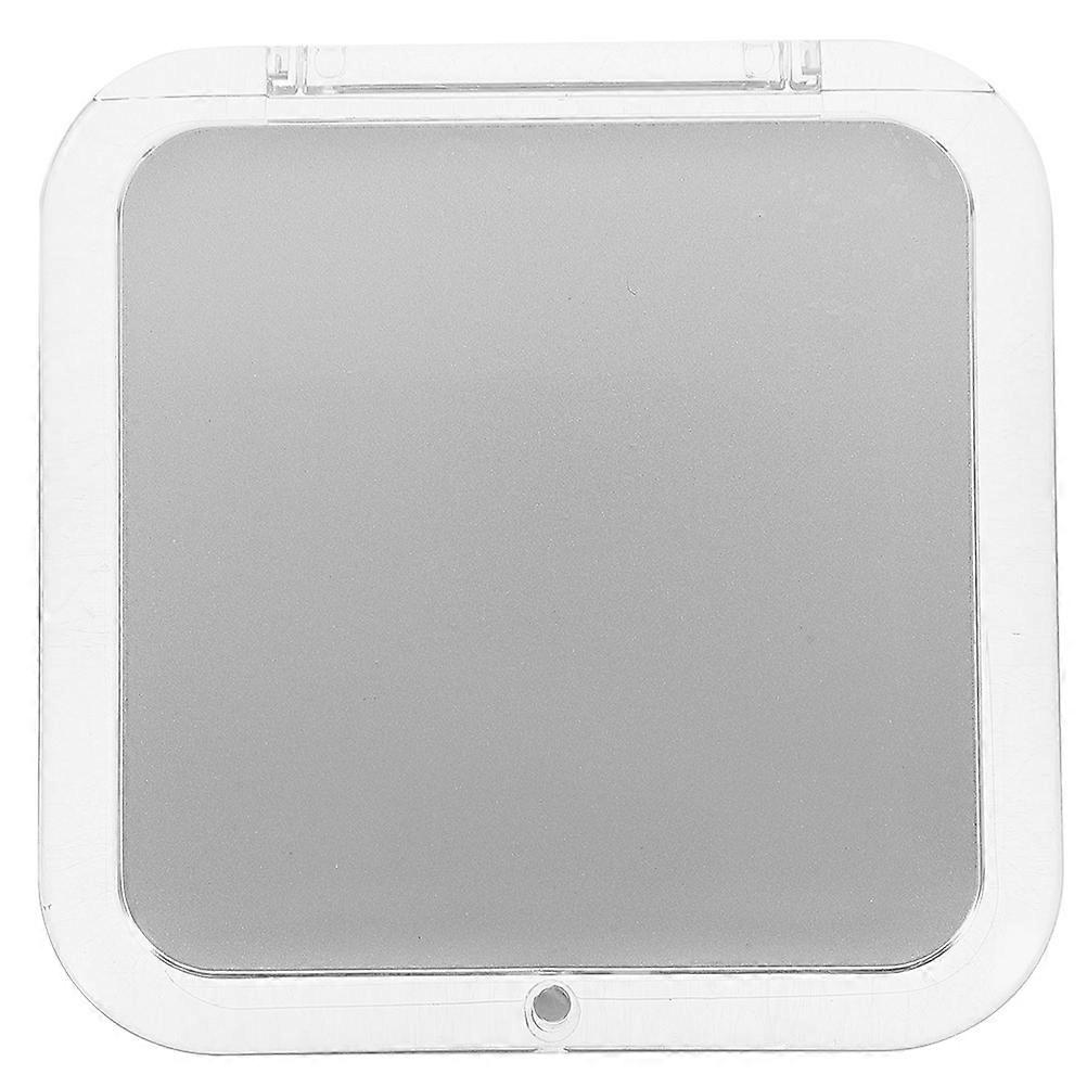 Compact Mirror Pocket Foldable Mirror for Daily Use 5Pcs Grey Resin Glass
