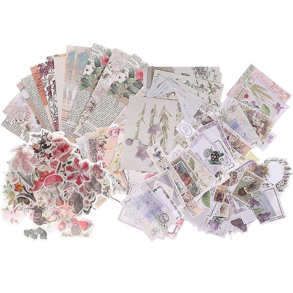 Creative Scrapbooking Supplies 1 Set Handmade Paper Assorted Color For Card Making Retro Background Paper High Precision Printing