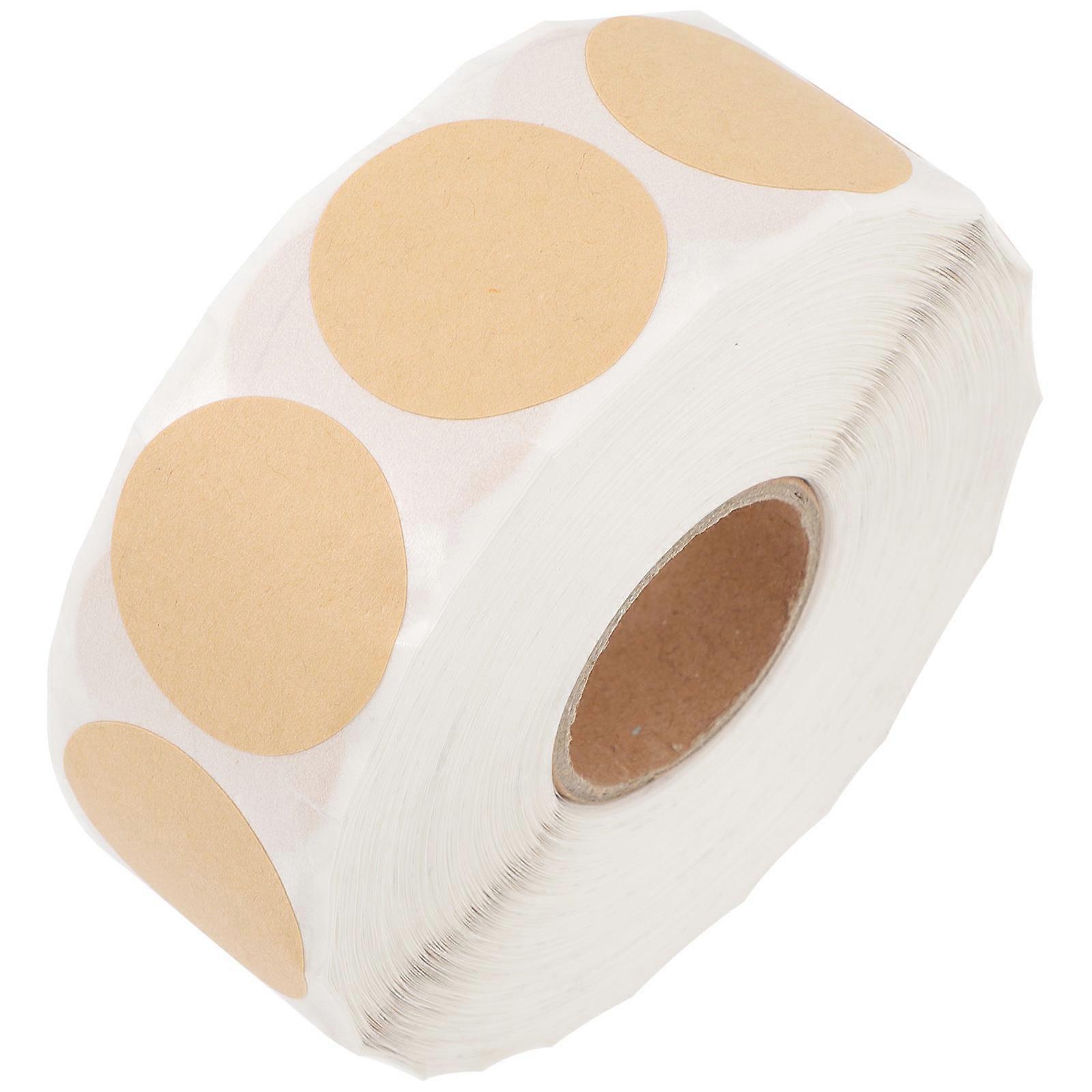 Light Brown Paper Target Stickers for Training Use 5 Rolls Professional Labels