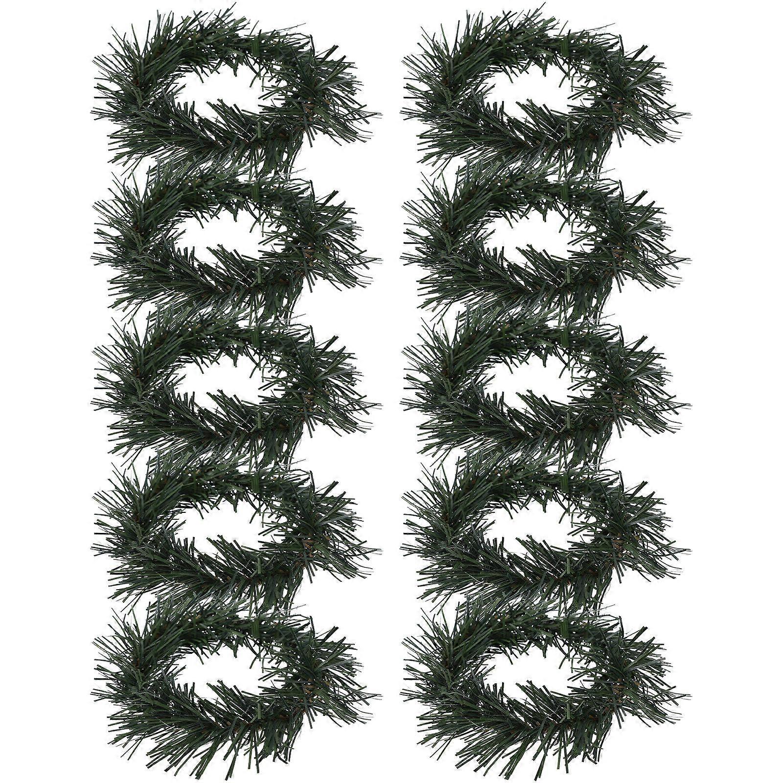 Candle Rings Decor Christmas for 30Pcs Artificial Pine Table Rings