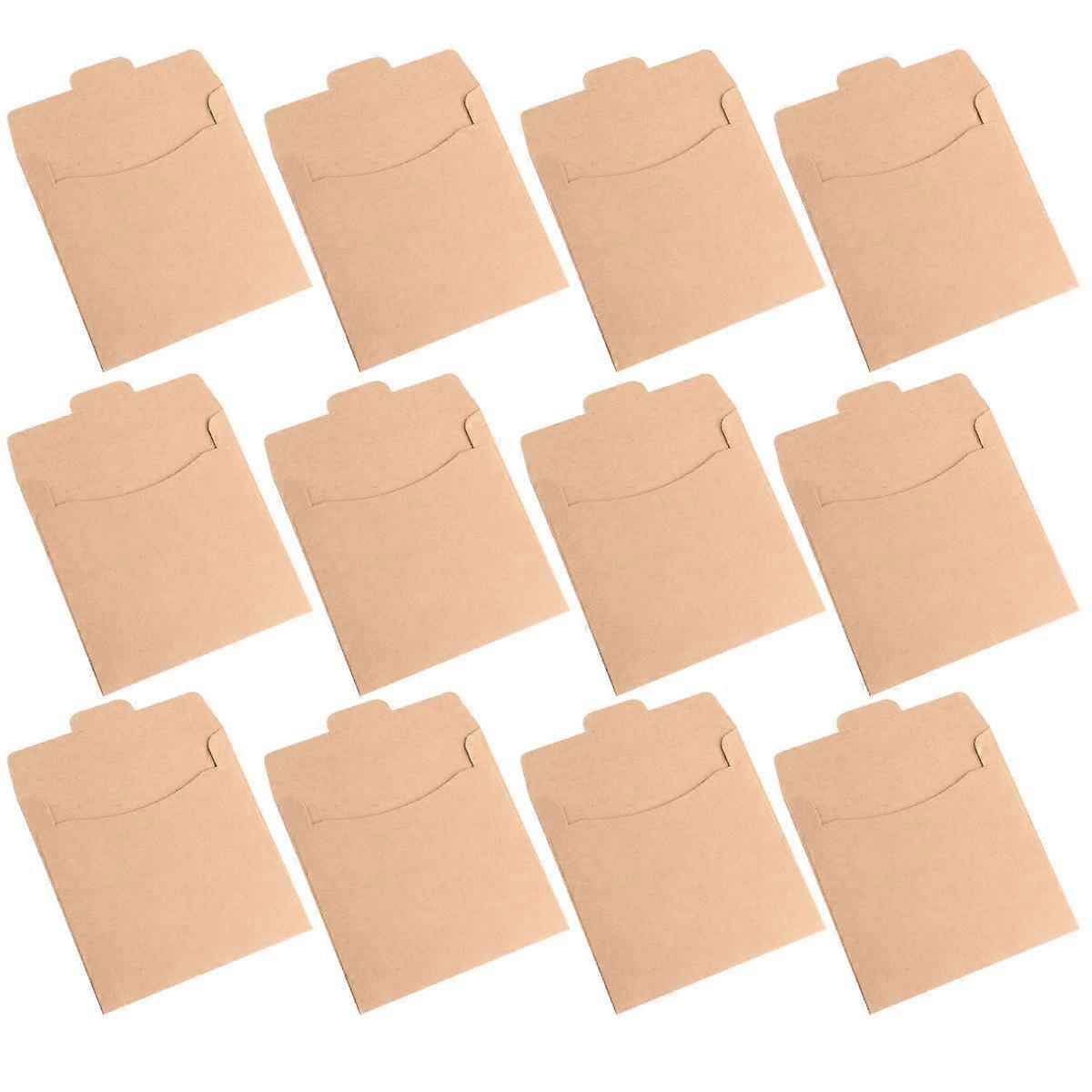 Packaging Kraft Paper Kraft Cd Covers for Storing 30Pcs Envelopes