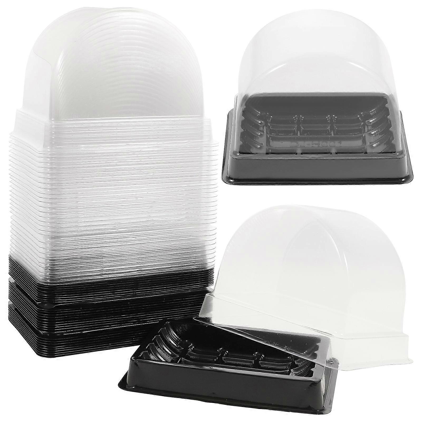 Cake Boxes Transparent Plastic Cake Blister Box for Packing Use 30Pcs