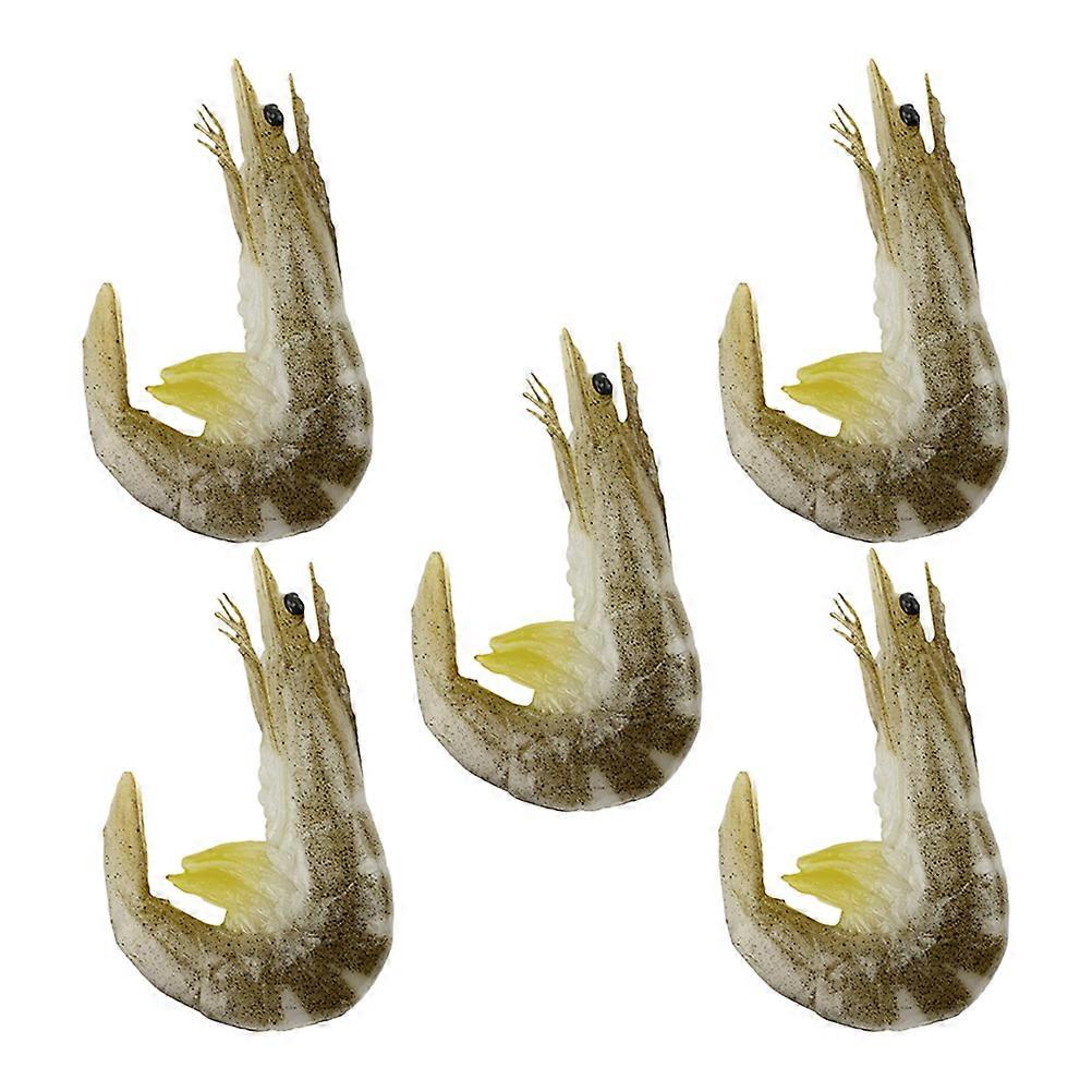 Artificial Shrimp Shrimp Model for Decor 25Pcs Decorative Toys