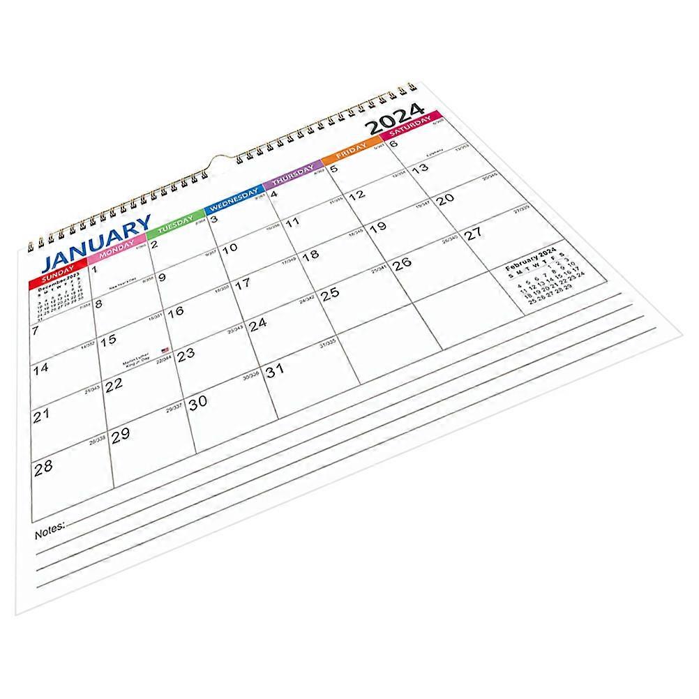 4Pcs Monthly Wall Calendar Home Hanging Calendar Minimalist Style Classroom Countdown Activities 2024-2025