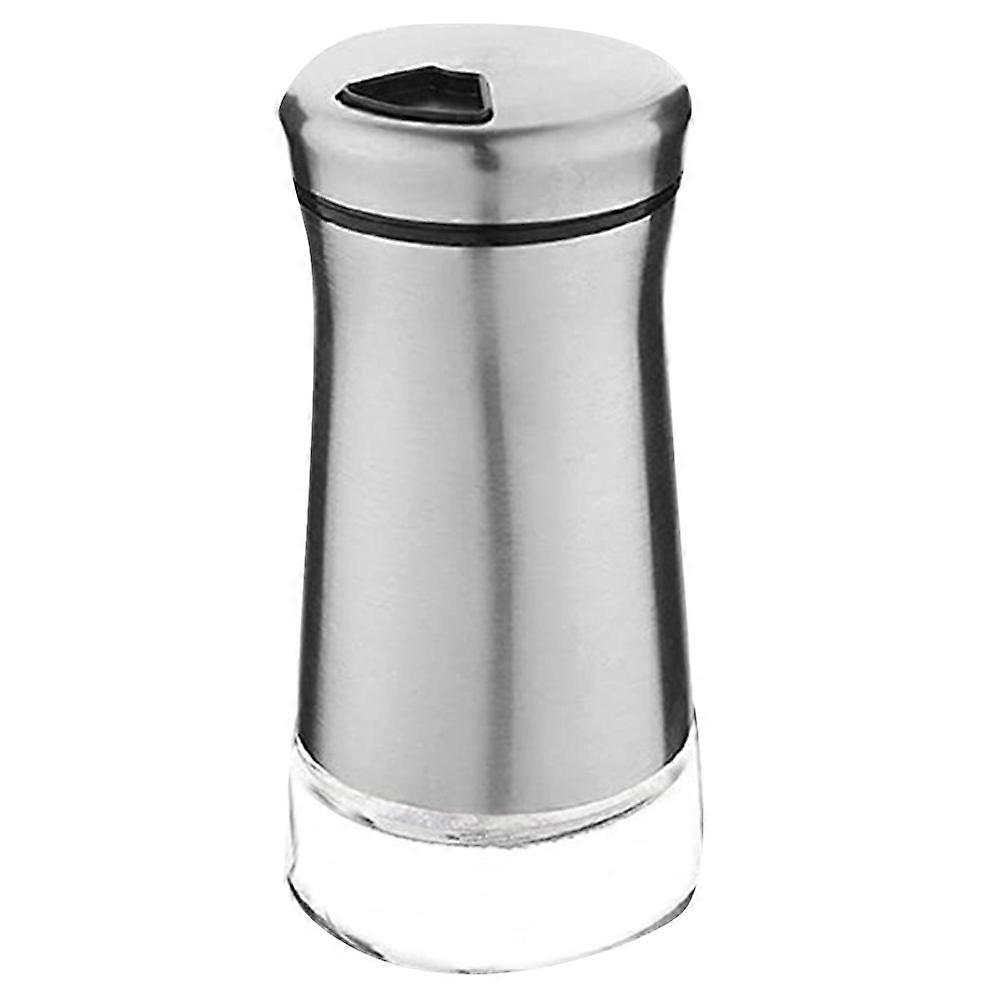 Pepper Holder Stainless Steel Glass Container for Kitchen Use 2Pcs