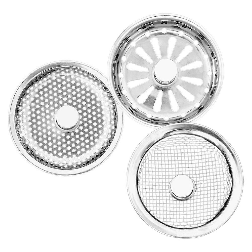 12 Pcs Silver Shower Drain Strainer Catcher For Home Maintenance Rapid Drainage And Prevent Water Overflow