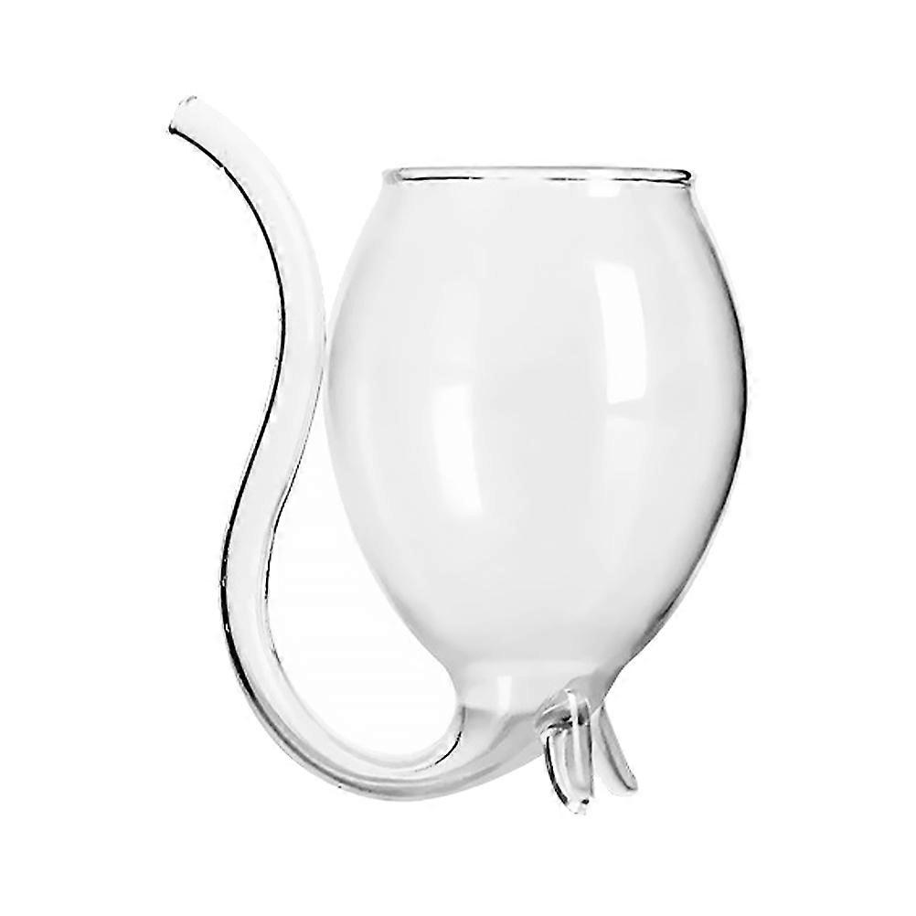 Decorative Drinking Glasses 300ml Wine Red Type With Safe Material For Banquets 1PC