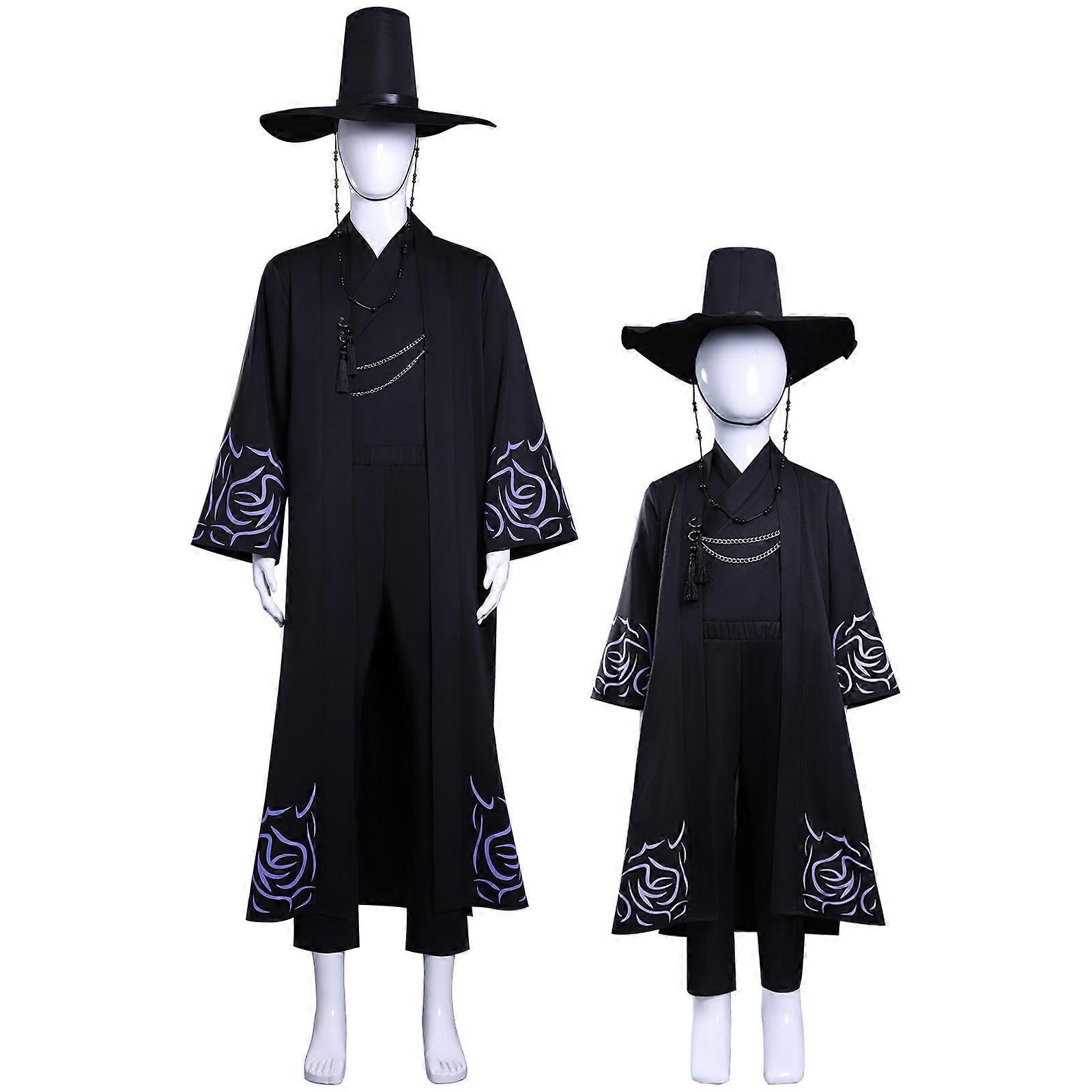 Kostium K-Pop Demon Hunters Saja Boys z kapeluszem Book Week Idol Jinu Cosplay Costume dla dzieci i dorosłych