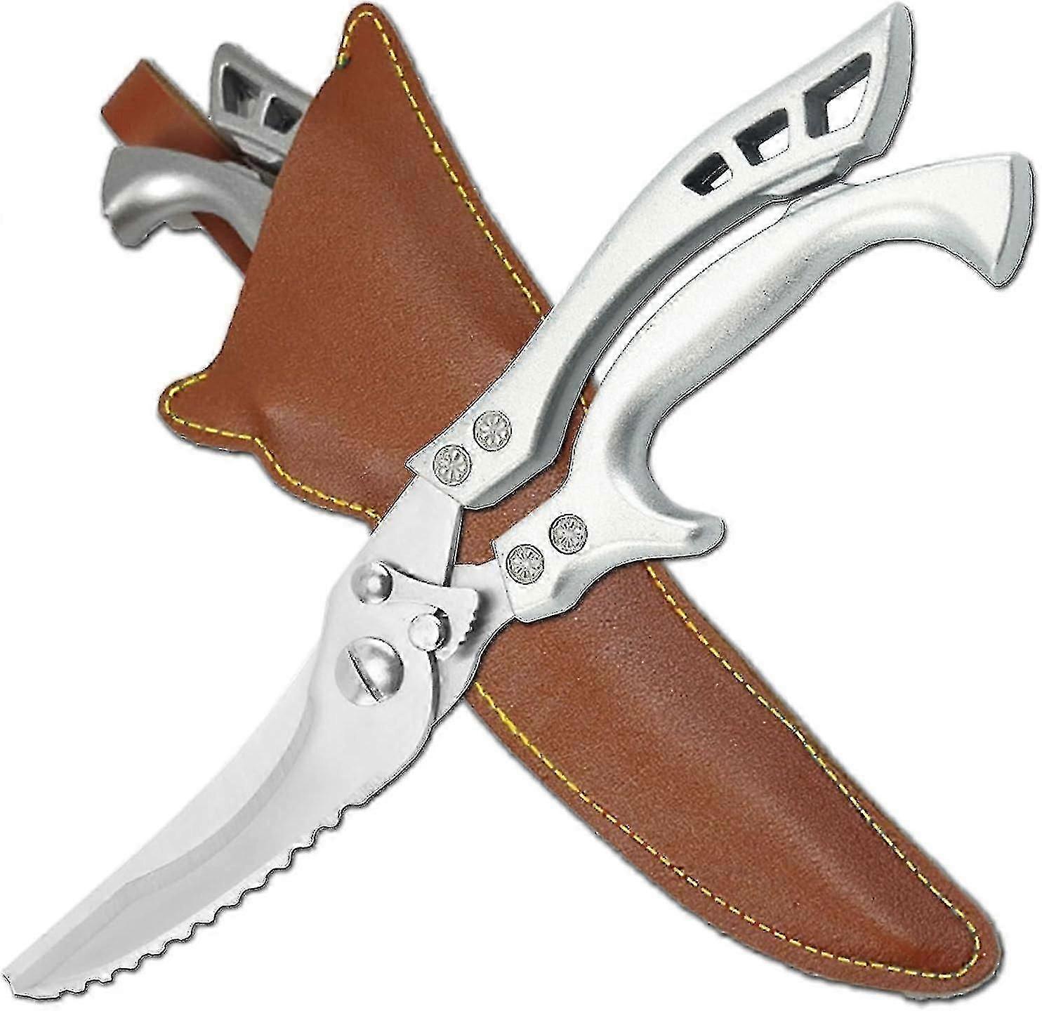 Upgrade Heavy Duty Stainless Steel Kitchen Scissors,Multipurpose Ultra Sharp Utility Scissors, Profe