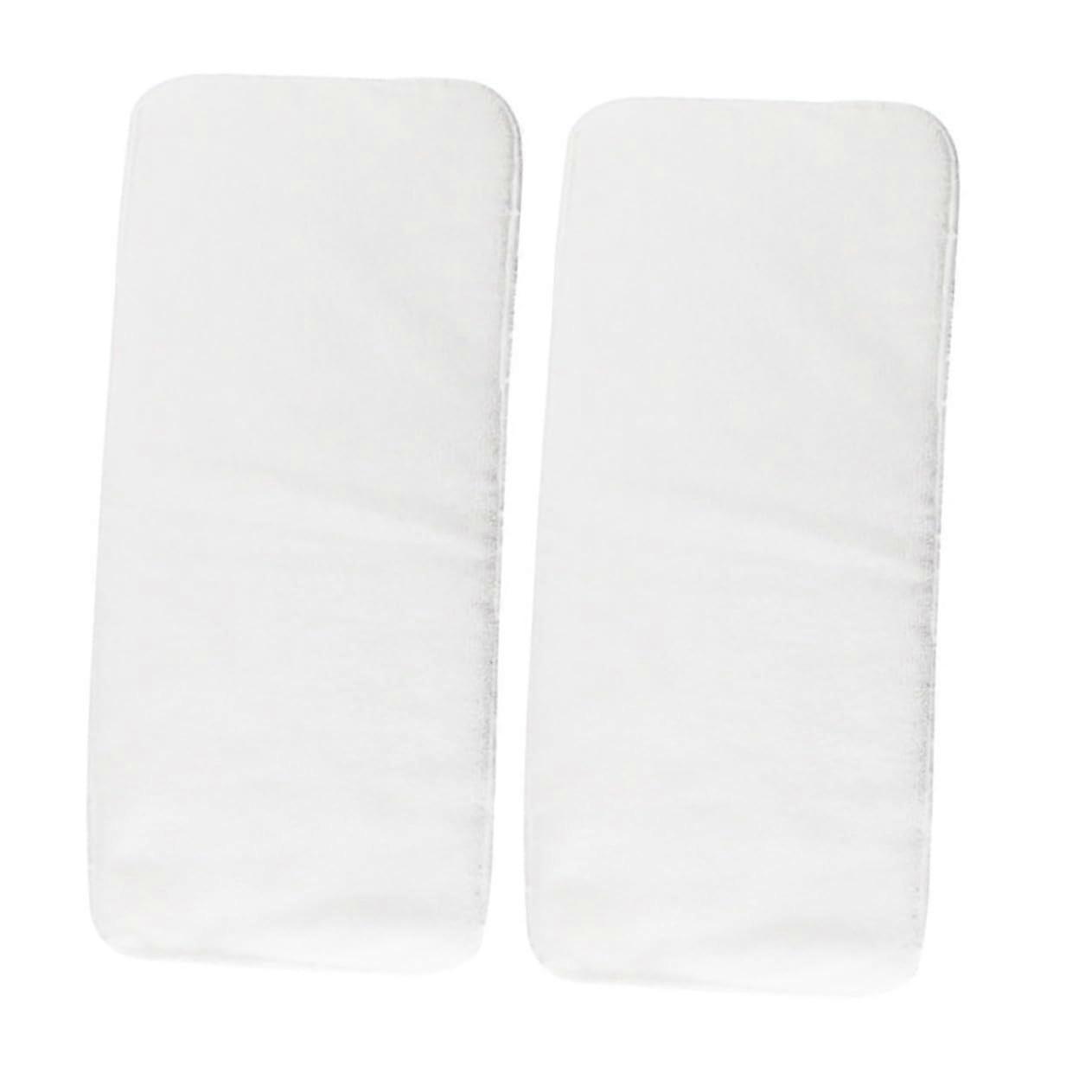 Reusable Incontinence Pads 2 Pack Extra Soft Microfiber Booster Inserts Washable Absorbency Overnight Protection