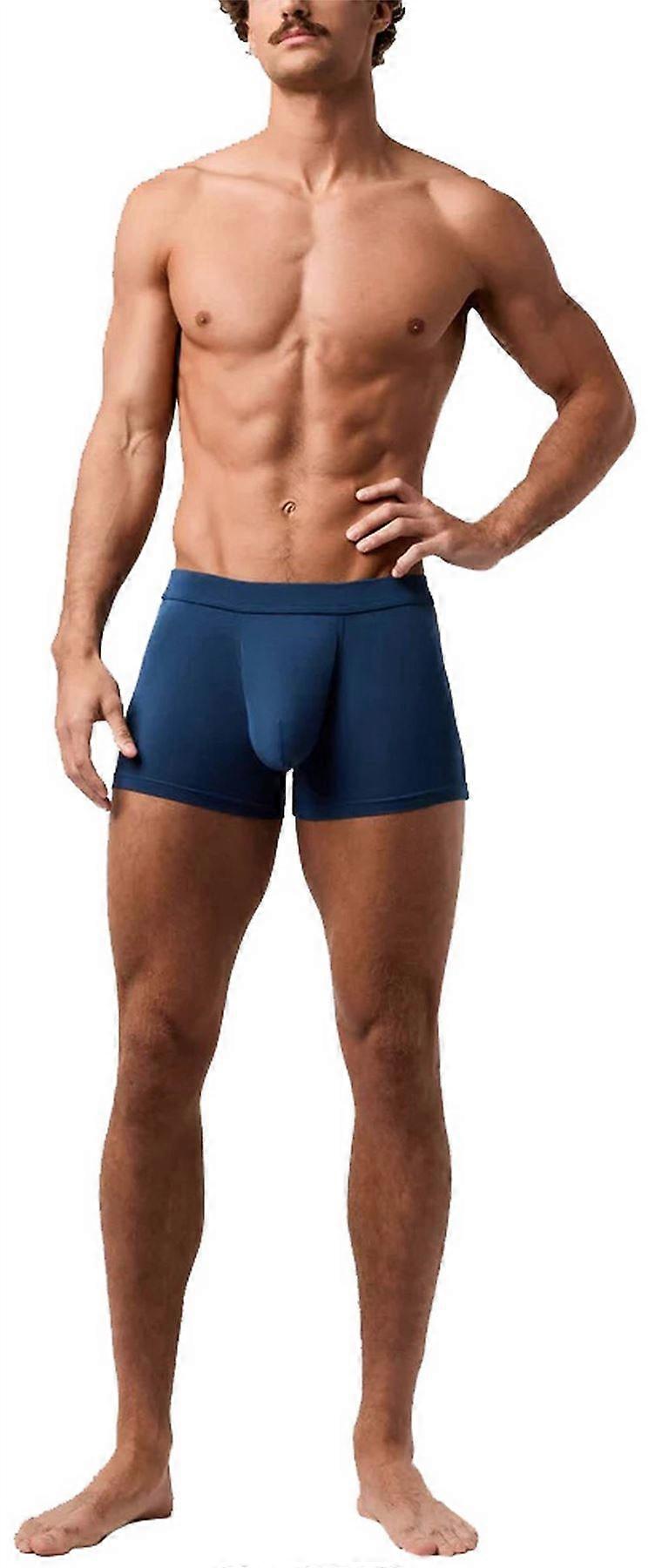 Obviously EliteMan Boxer Brief 3inch Leg - Titan Blue