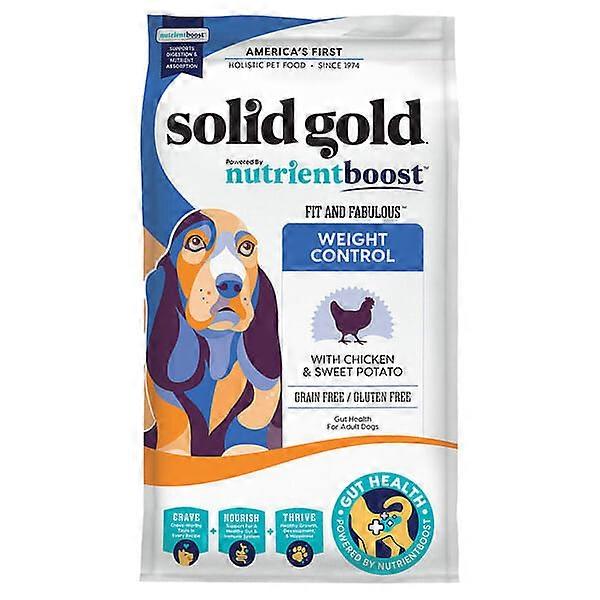 Solid Gold, Fit and FabulousÃÂÃÂÃÂÃÂ¢ÃÂÃÂÃÂÃÂÃÂÃÂÃÂÃÂ¢ Weight Control, For Adult Dogs, Chicken & Sweet Potato, 3.75 lbs (1.7 kg)