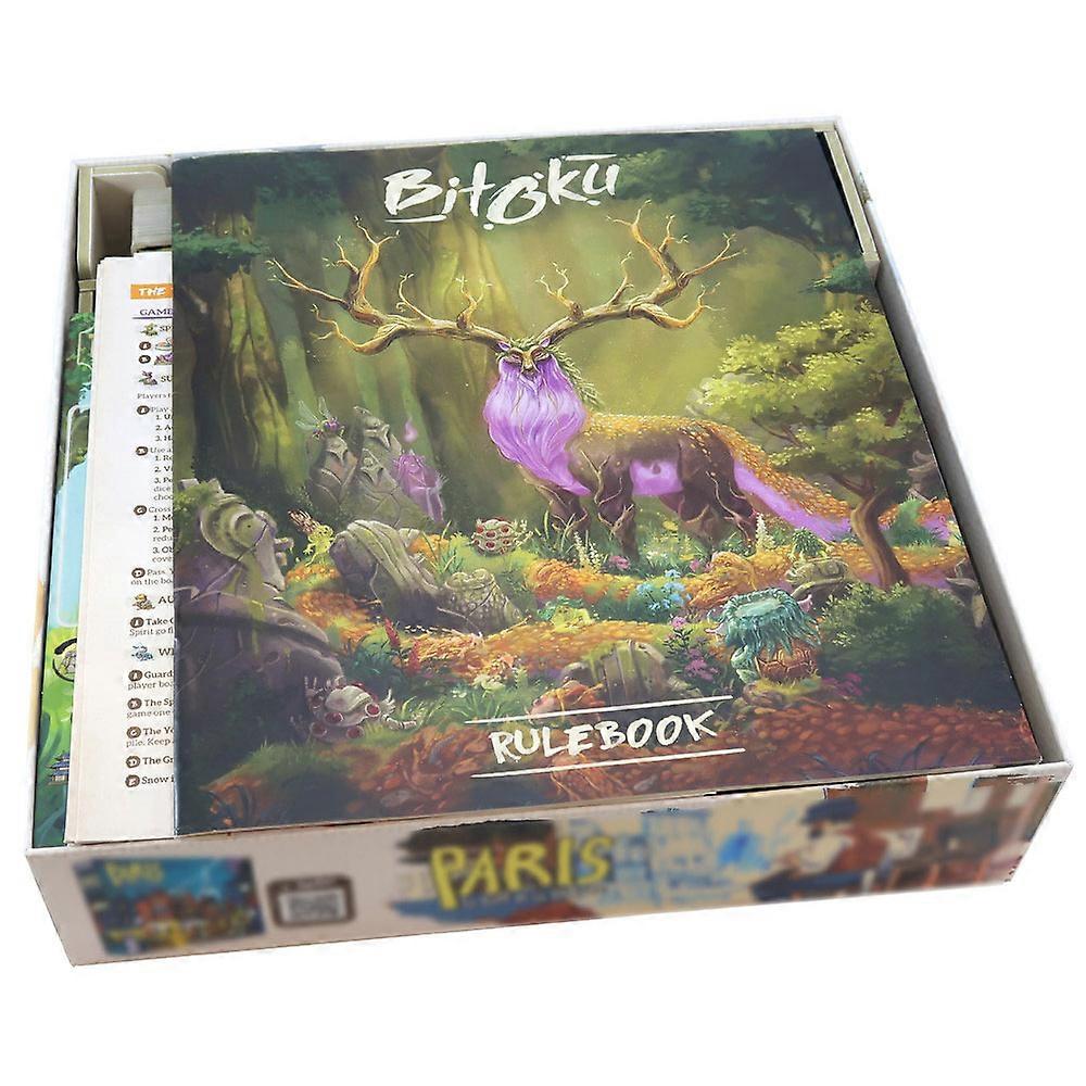 Folded Space Game Inserts Bitoku Official Full Color Insert Compatible w/ Bitoku