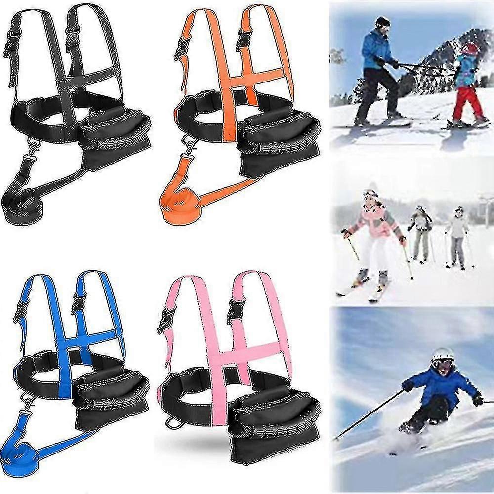 Imbragatura da sci per bambini, tracolla di sicurezza per sci, guinzaglio di sicurezza per allenamento sci, imbracatura da snowboard per allenamento