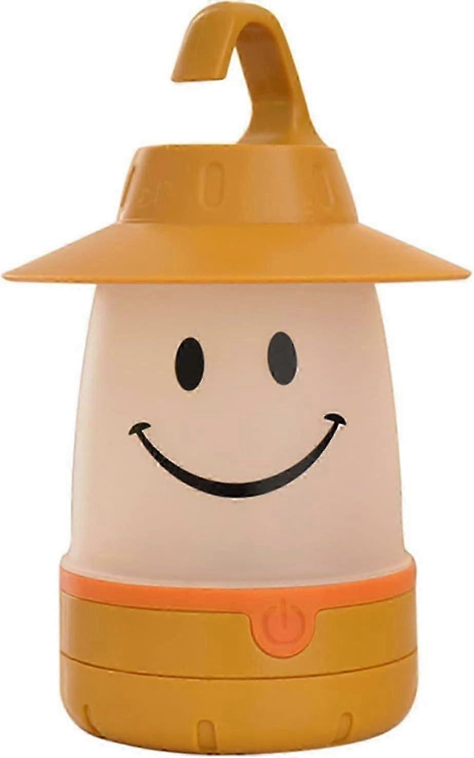 Cute LED Lantern, Camping Lantern for Tent, Portable-Yellow