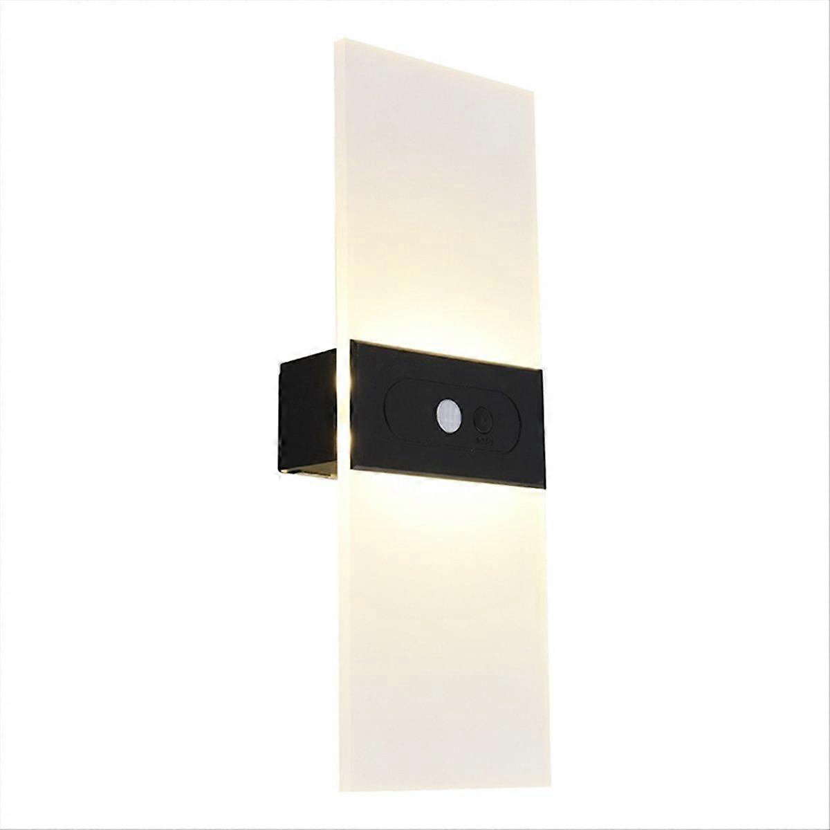 Rechargeable Wall Lamp Drill-Free Bedside Lamp Night Light A