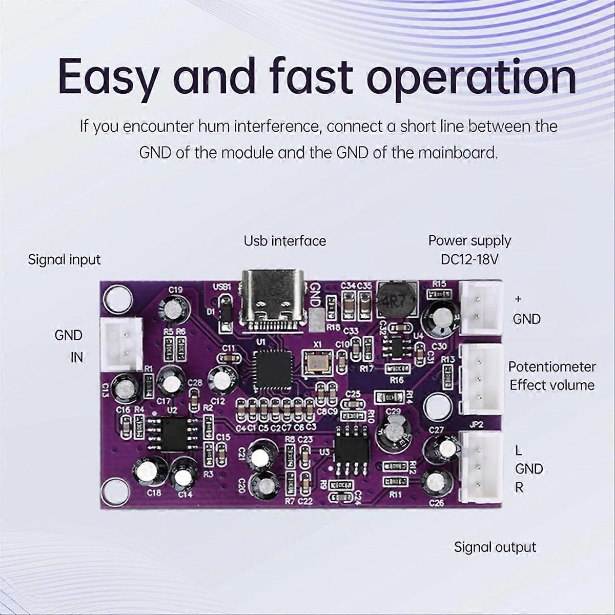 Pentru modul de circuit de reverberație digitală