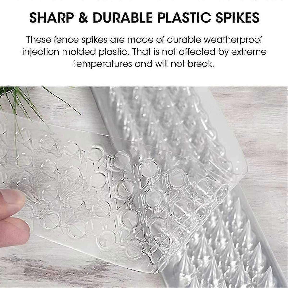 Spikes Repeller Cat Plastic Bird Repellent Anti Pigeon Anti-Bird Squirrel Garden Fences Control Tranx