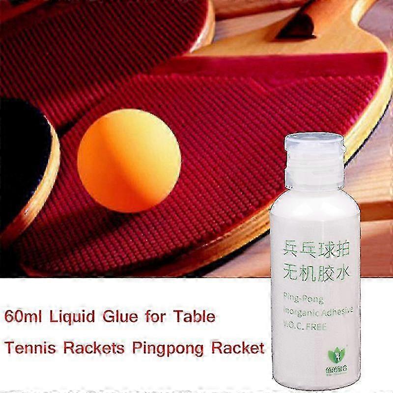 1 Bottle 60ml Liquid Glue For Rubbers Table Tennis Racket Pingpong Racket Glue