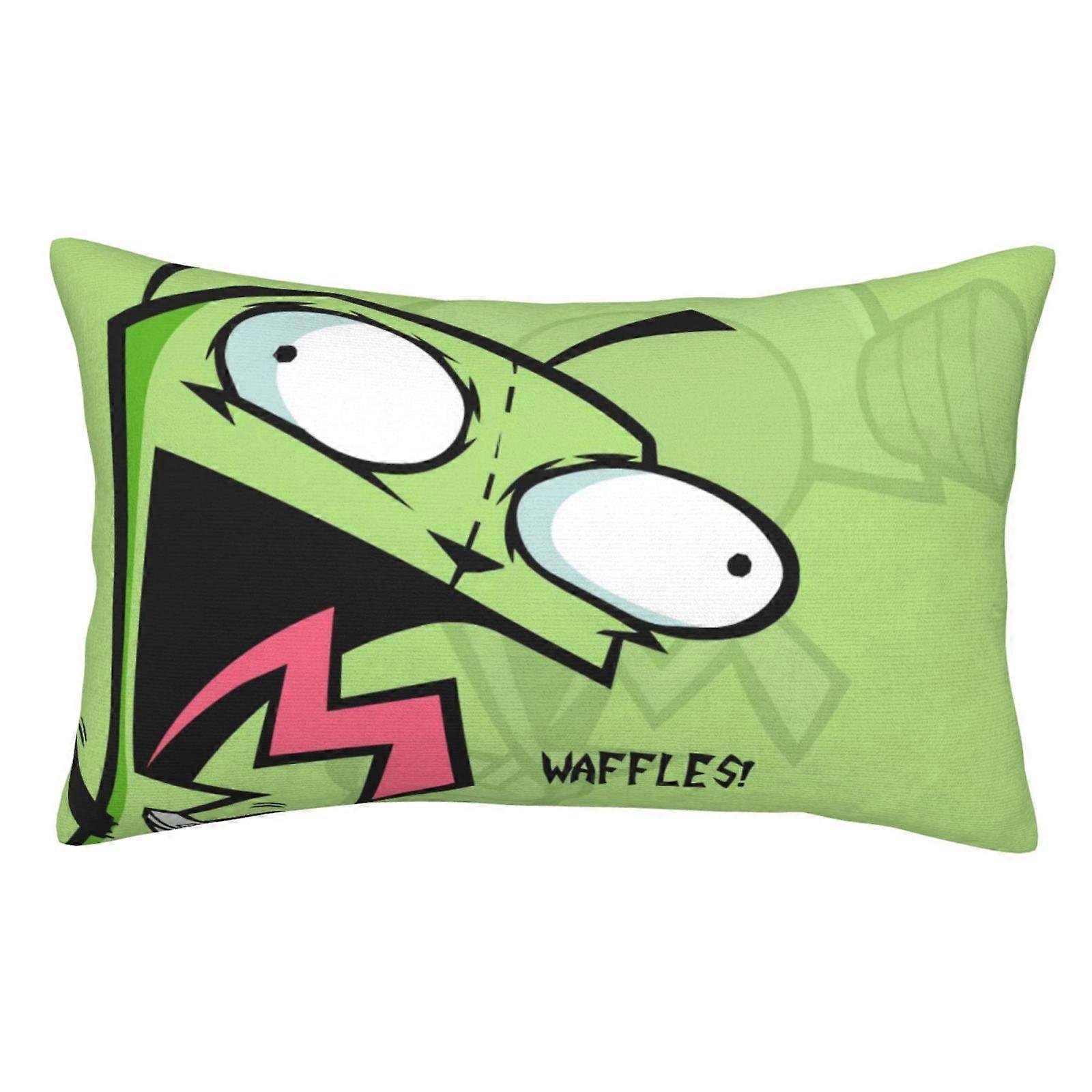 t400 Invader Zim Fronha Almofada Capas de Almofada Com Zíper Oculto Fronha Decoração Para Cama Dormitório Sofá Sofá Carro cBZT400