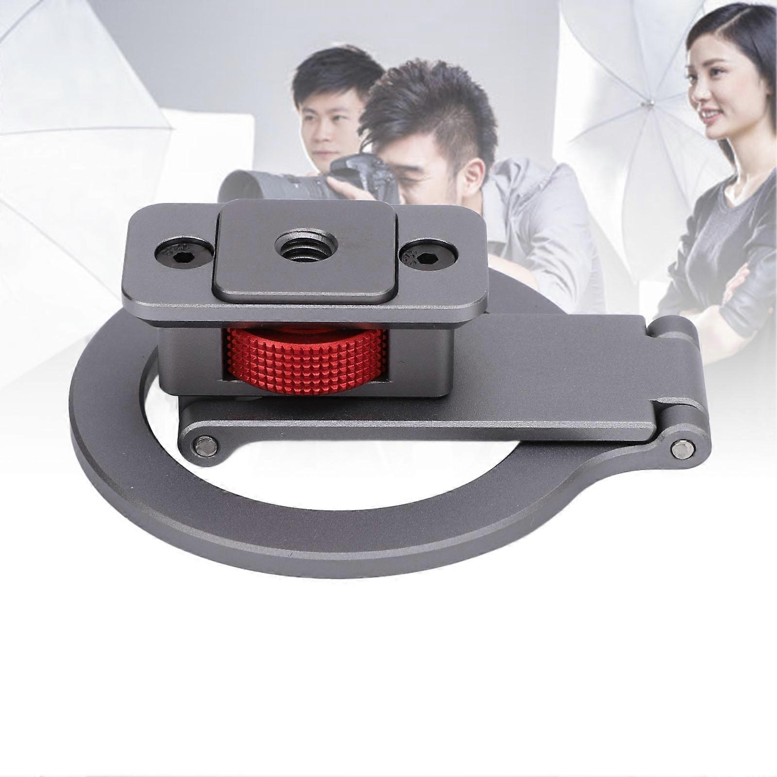 Magnetic Suction Phone Holder Rotatable Folding Smartphone Ring Stand with 1/4 Inch Thread and 38MM Tripod Interface 