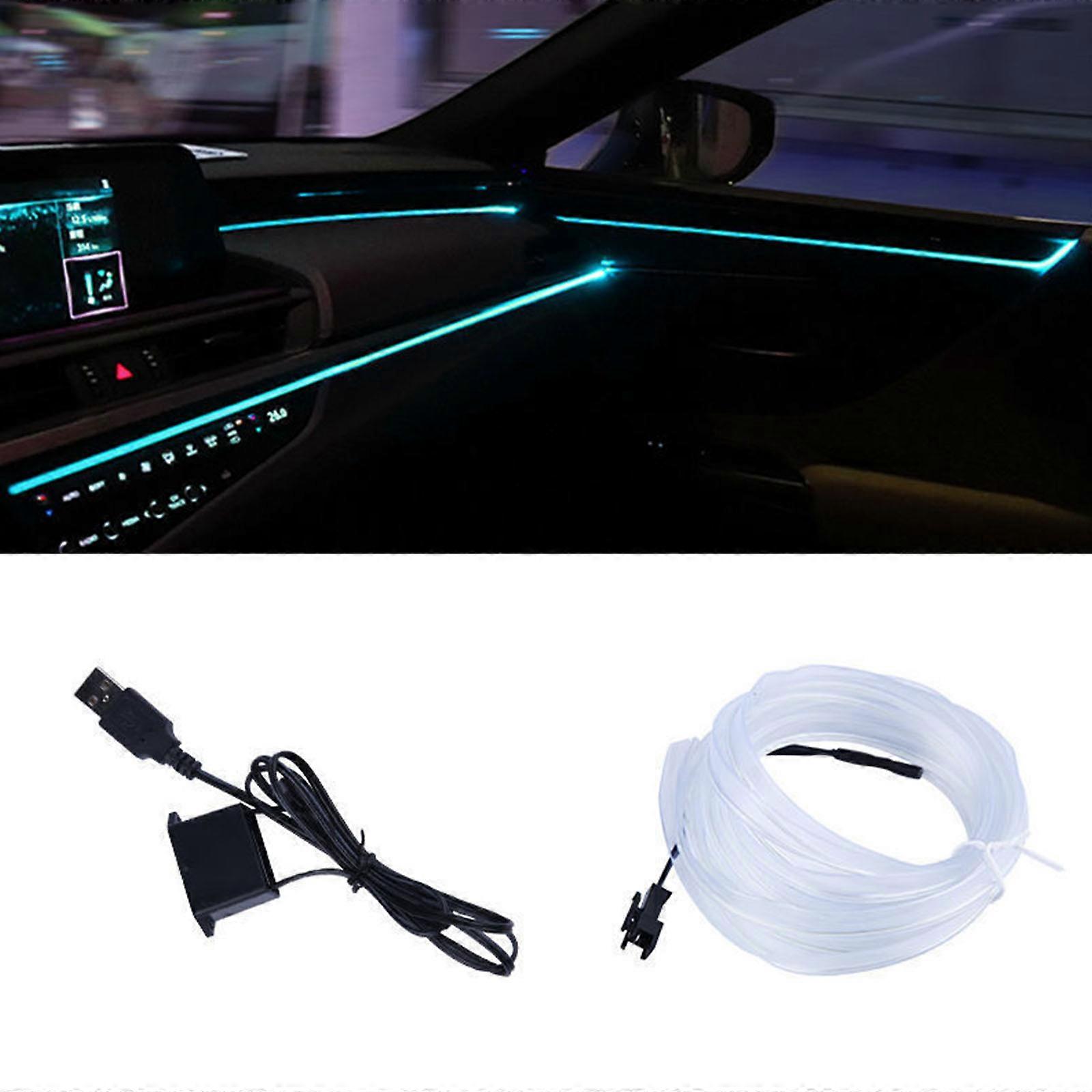 Universal Automotive LED Atmosphere Light Strips Easy Installation Multiple Color Low Power Consumption Eye Care Design Multicolor