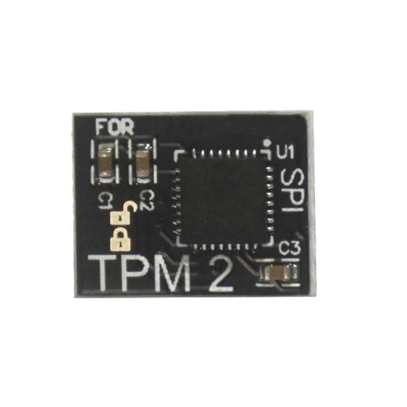 TPM2.0 Security Module SPI 12Pin Replacement for Enhanceds System Protections Multicolor