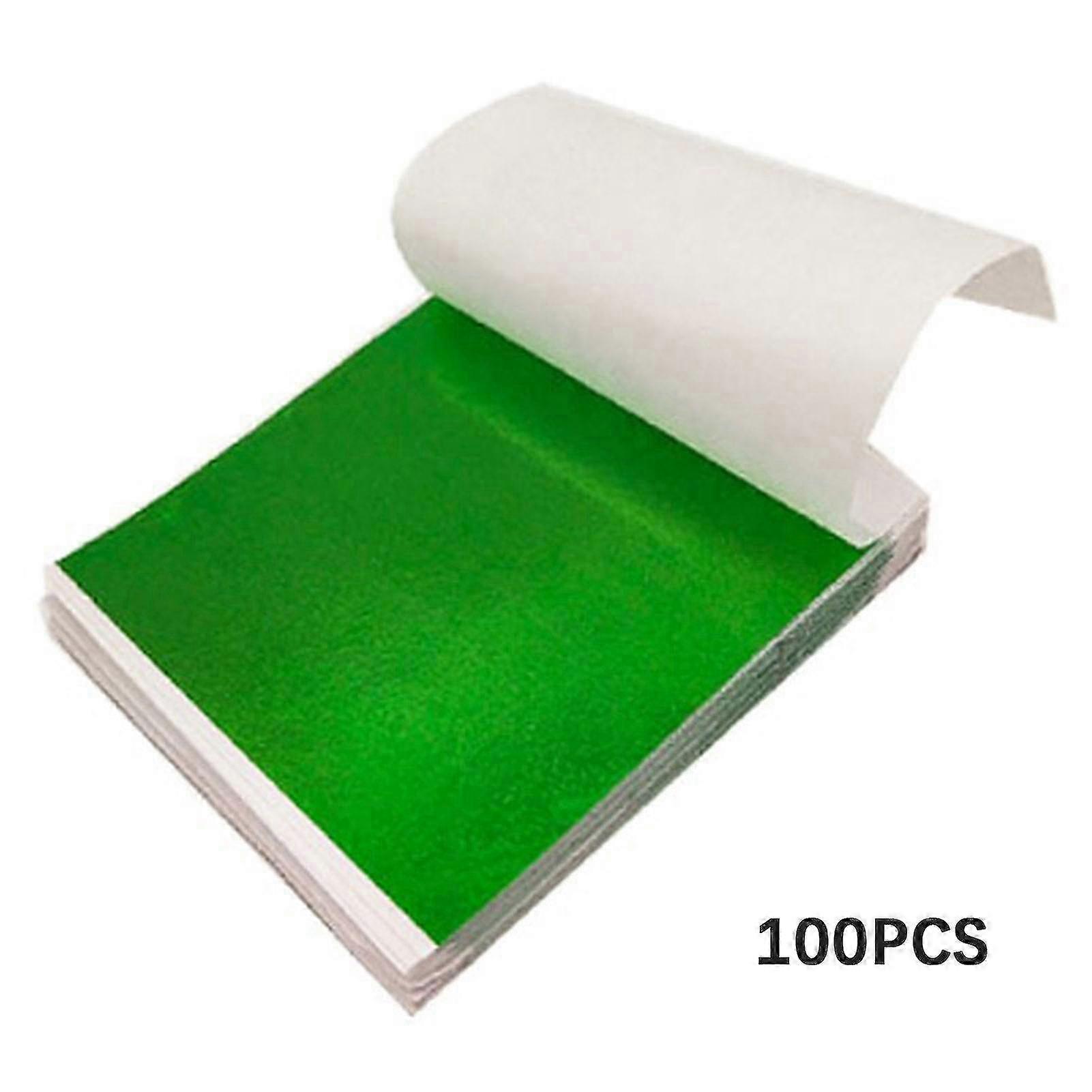 100 Sheets Crafts Gold Foil Paper Nnon-cracking Gold Foil Sheets for Nails