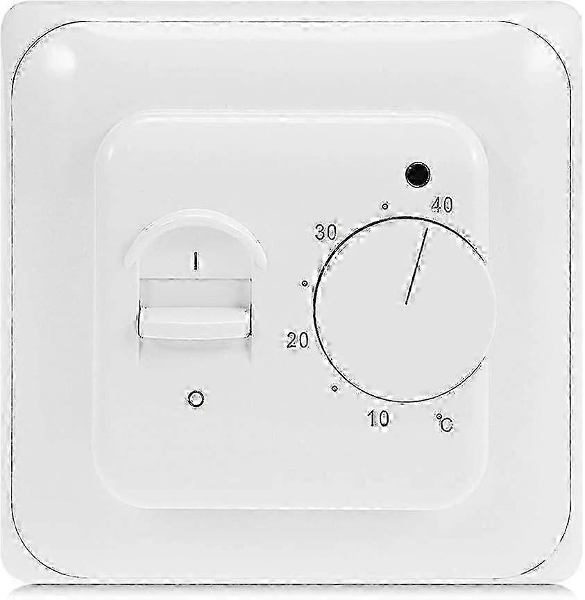 Manual floor heating meter thermostat with AC 220V 16A probe, Mechanical floor heating meter thermostat control unit