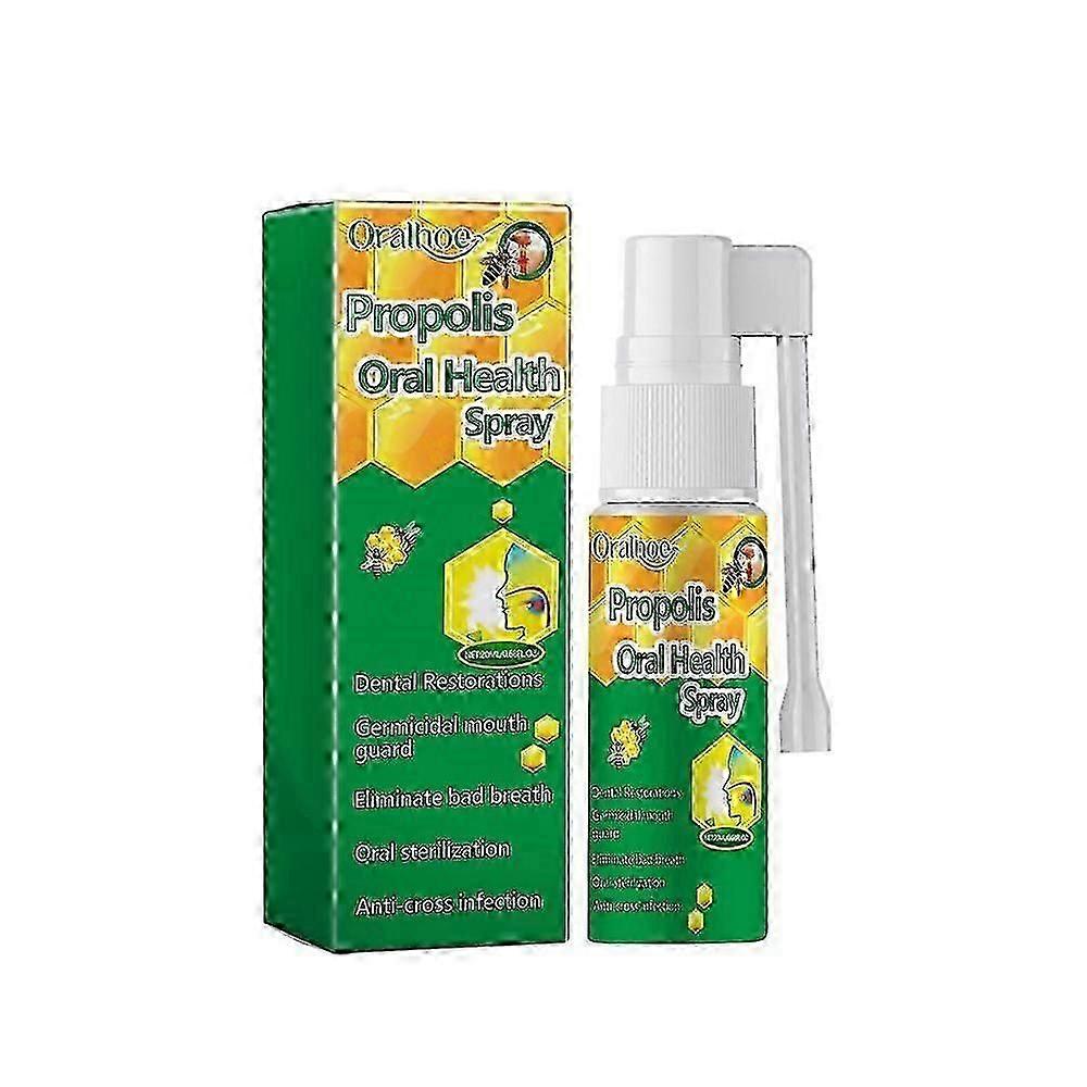 propolis oral spray to support oral hygiene