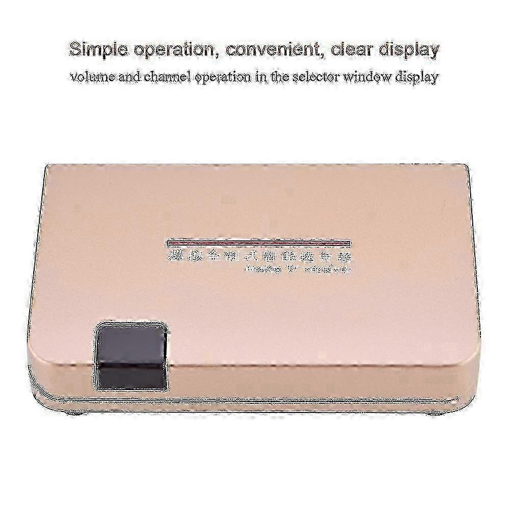 RF to HDMI Converter Adapter with Remote Control for Analog TV 100-240V