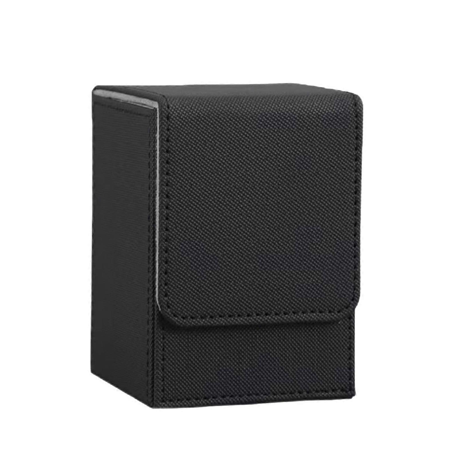 HKUKY PU Card Box Storage Box Board Game Card Storage Box