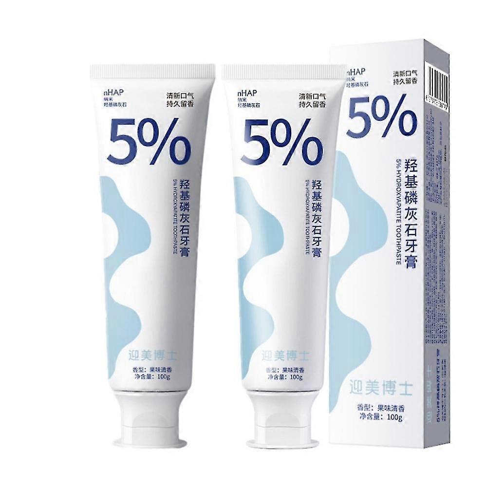 2pcs Nano Hydroxyapatite Toothpaste