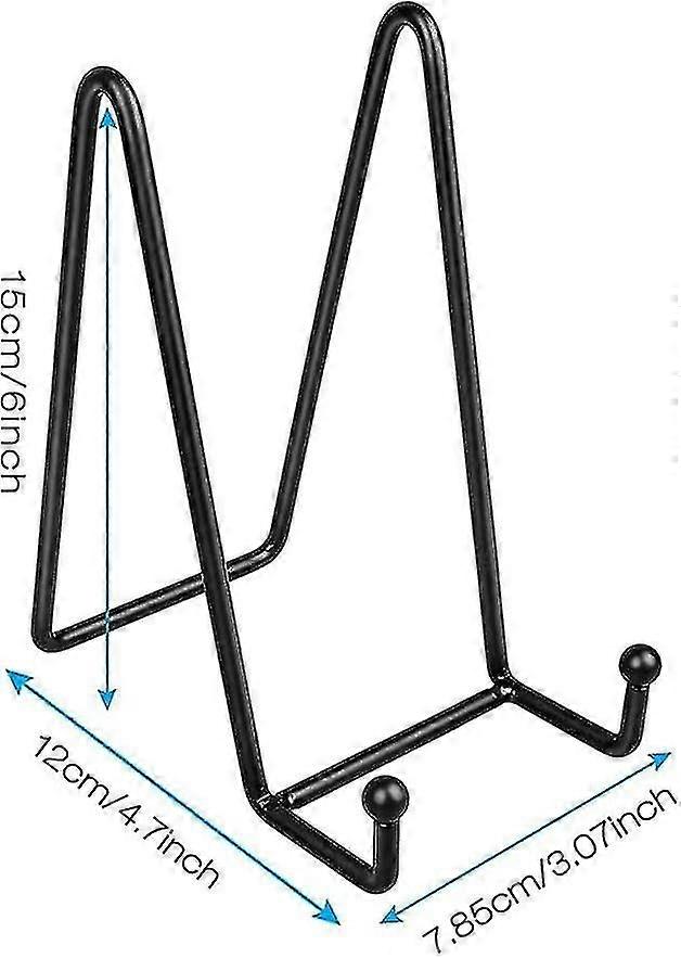 Pieces Metal Frame Holder Plate Stand For Display 6 Inch Display Stand