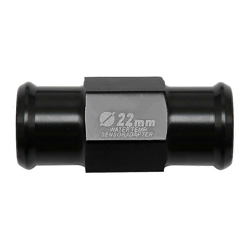 Universal Motorcycle Water Temperature Sensor Hose Adapter - 18/22mm with 2 Clamps