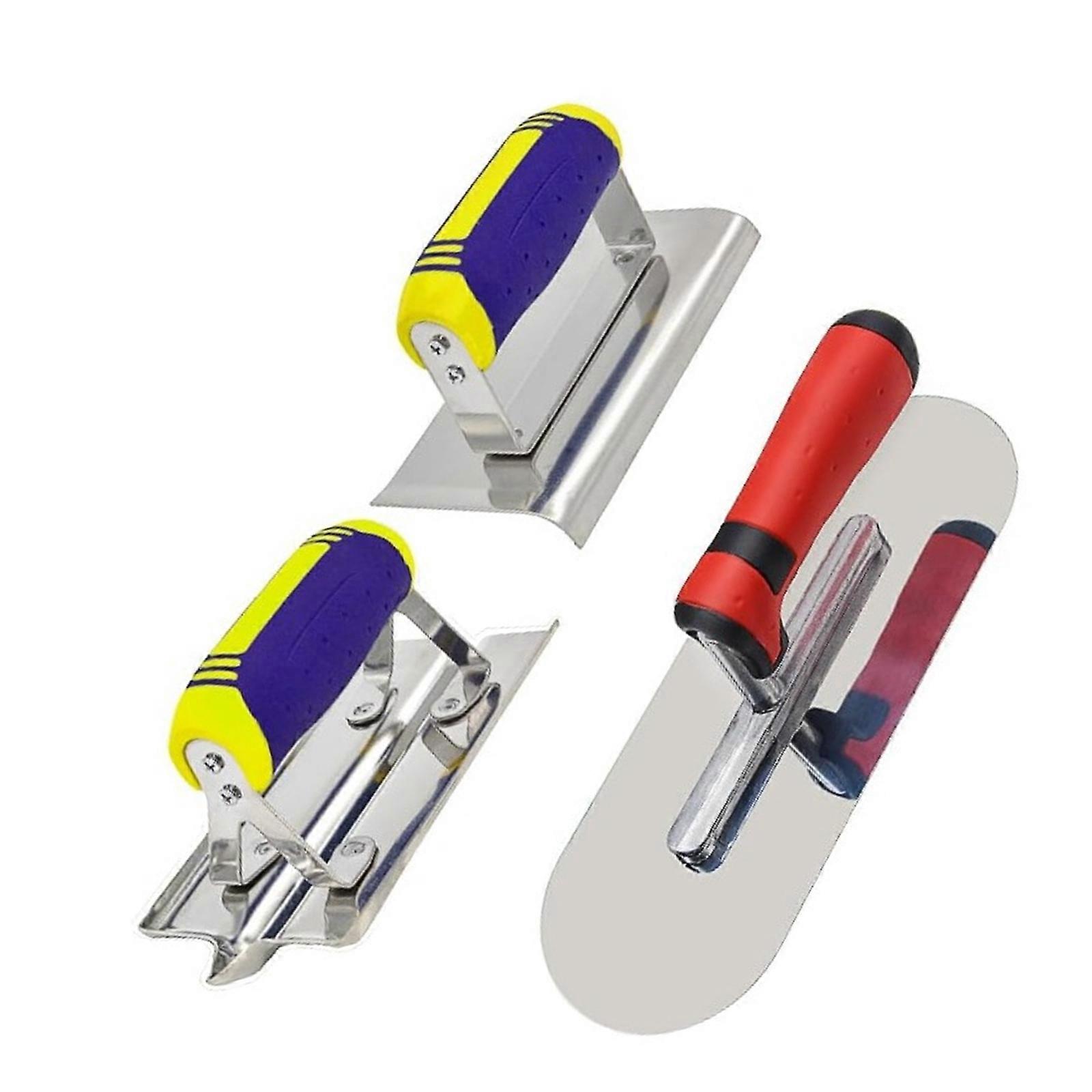 Ergonomic Brickwork Spatula Produced Of Rustproof Untarnished For Swimming Pool Edging And Wall Smoothing Multicolor