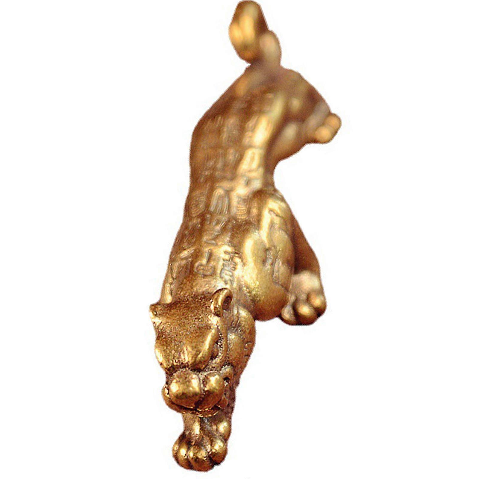 Historical Margay Tally Keychain Solid Copper Keyring Secure Lock Mechanism Opposing Degeneration Finish Compact Portable Design Multicolor