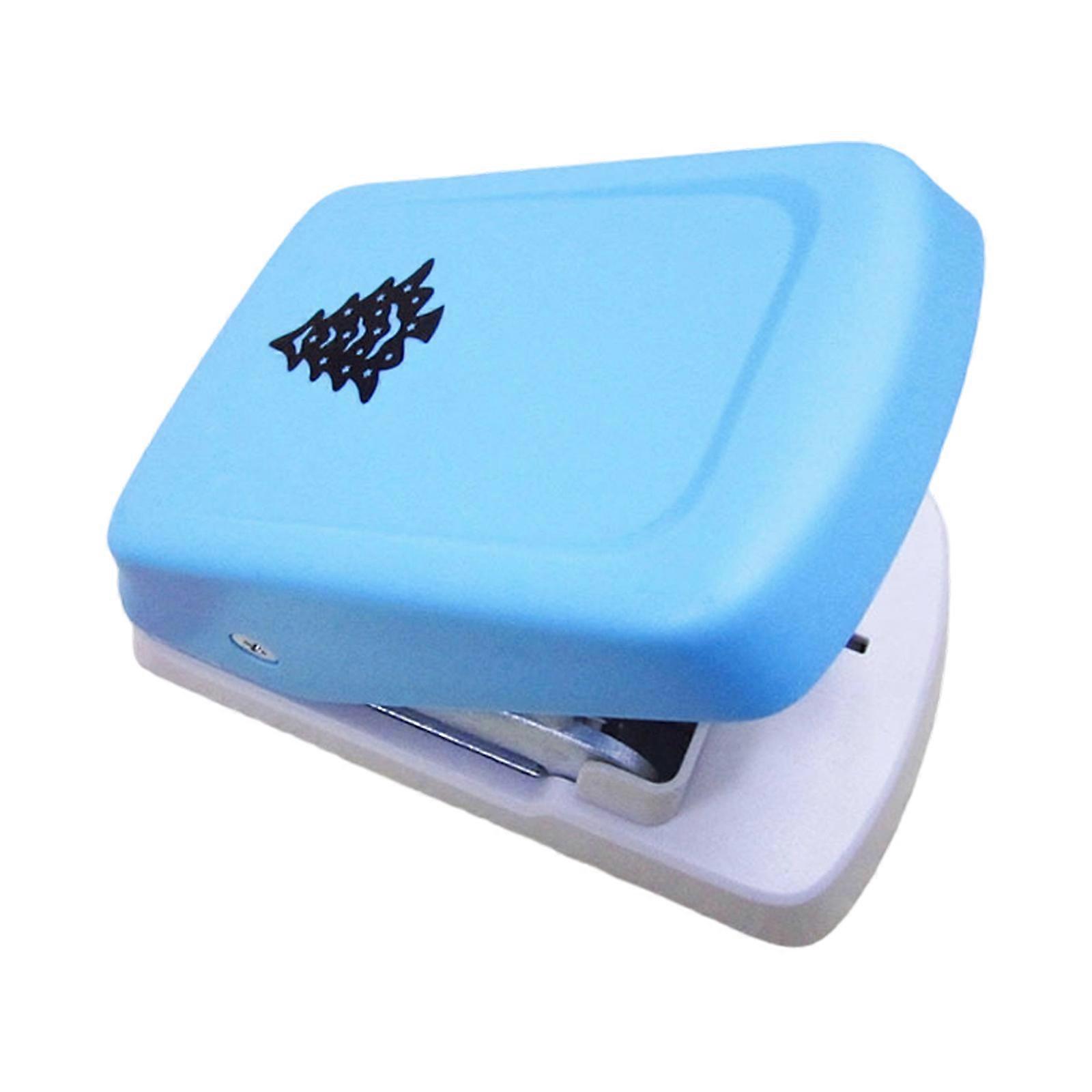 Huge Blossomy Pattern Punching Tool Metal Mixture Body Handle Mechanism For Easy 5cm Embossing On 200gsm Materials Multicolor