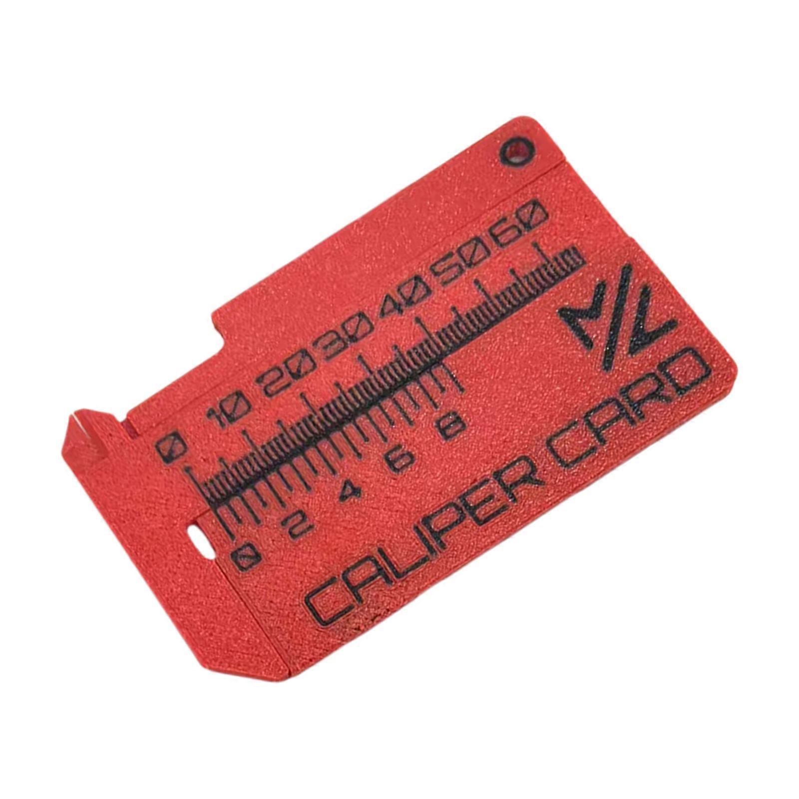 Vernier Caliper With 0.1mm Lightweight Design Easy To Carry Fit for Quick Measurements In Woodworking Electronics Crafts  Red