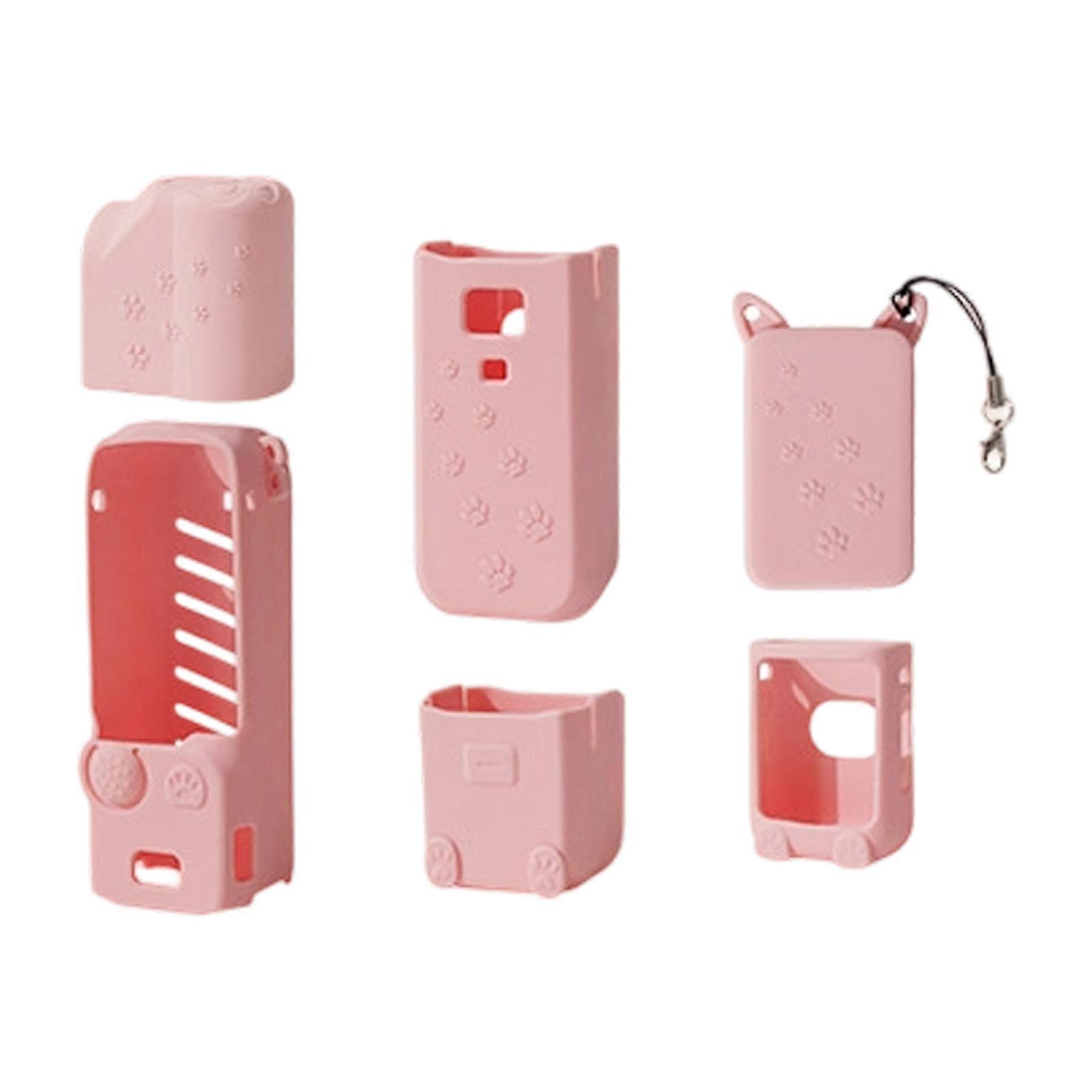 Permanent Elastomer Guard For Transportable Recording Equipment Not Slip Face Multiple Color Preferences Thin Outline  Pink